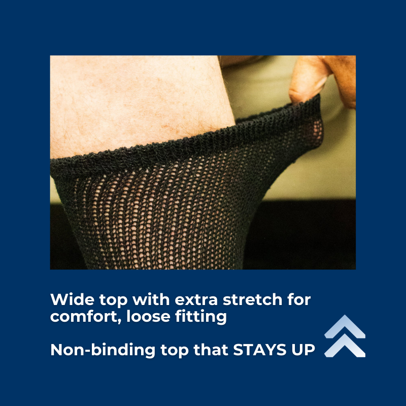 Women's Cotton Diabetic Crew Socks (6 Pair)