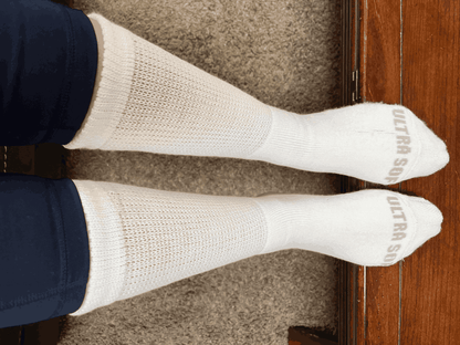 Men's Ultra-Soft Upper Calf Diabetic Socks (4 Pair)