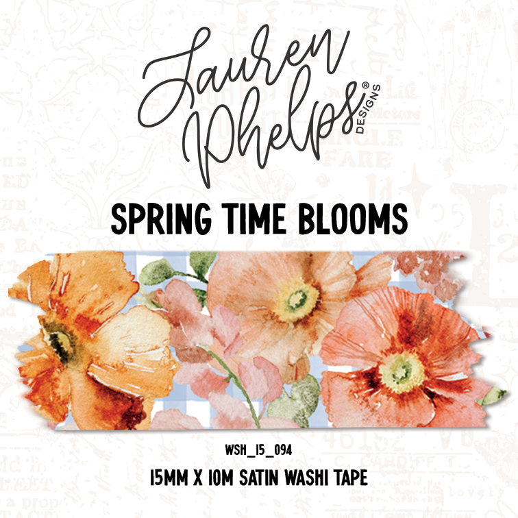 Spring Time Bloom 15mm washi