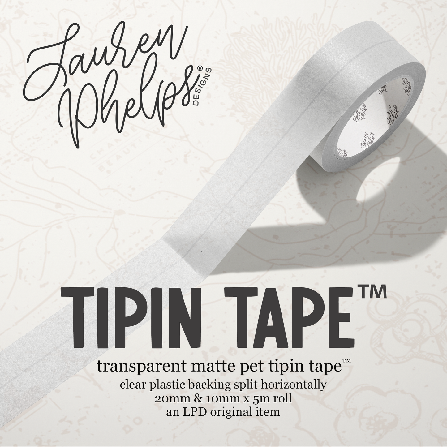 TipIn Tape™ Clear Matte PET Tape