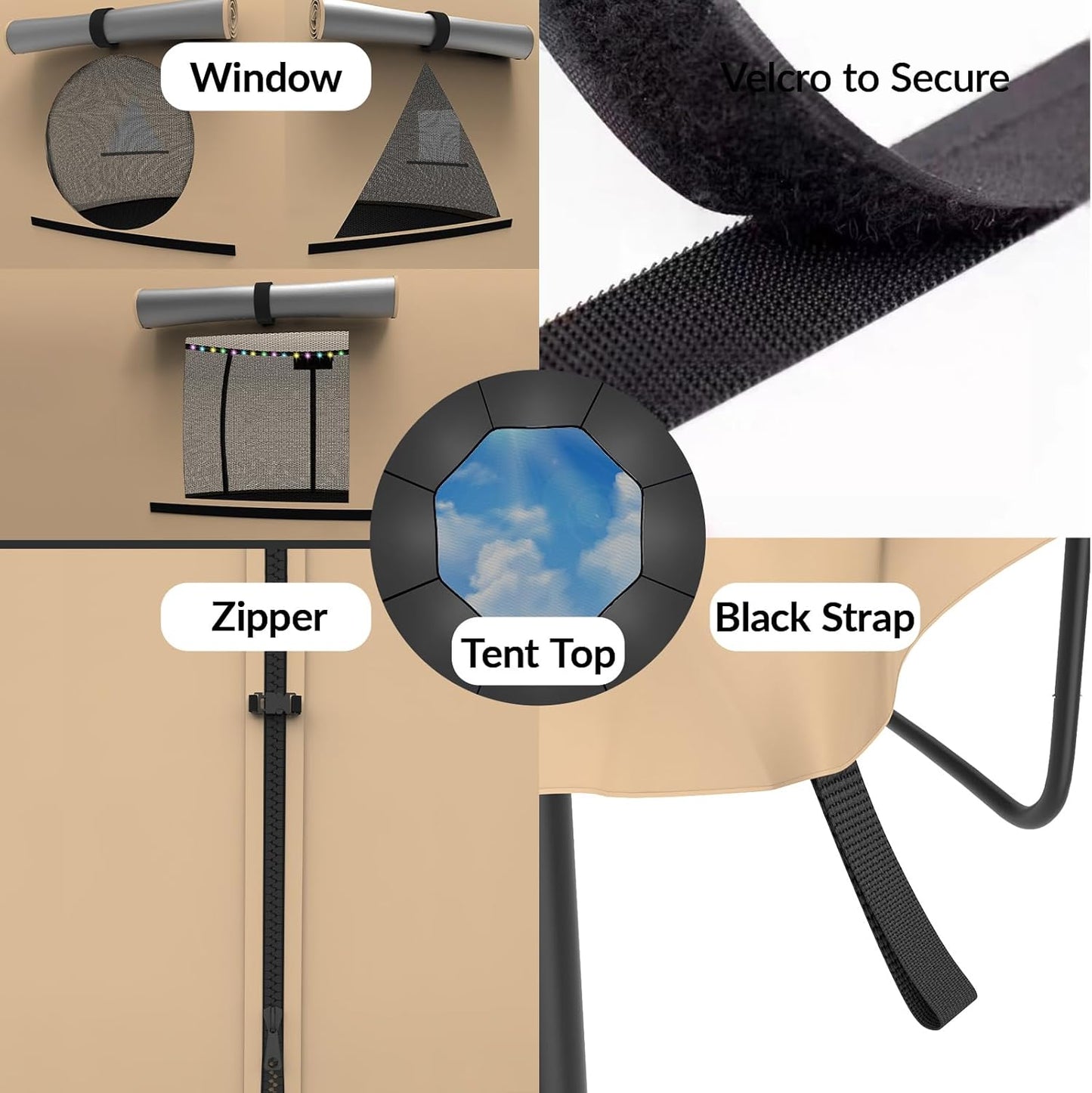 Trampoline Customizable Tent for 15FT Trampoline